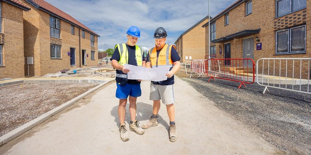 Tithegrove Groundworks team members on site
